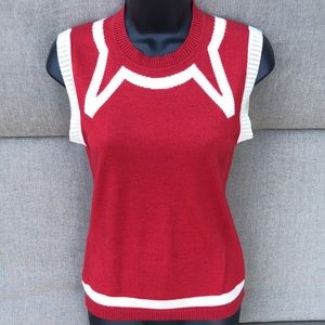 CAROLINA HERERRA Cashmere & Silk Sweater Knit Vest Top